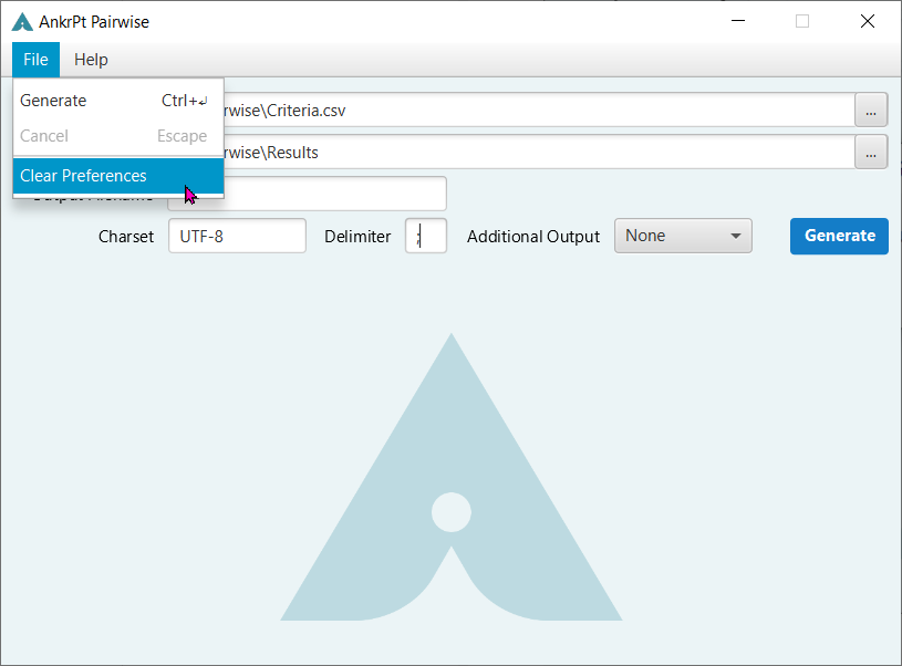 ui clear preferences