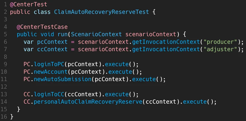 Now that we’ve seen the flexibility of property files, let’s examine a CenterTest test to understand how role-based testing correlates to a user property file.