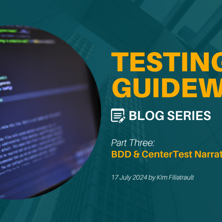 BDD and CenterTest Narratives for Guidewire